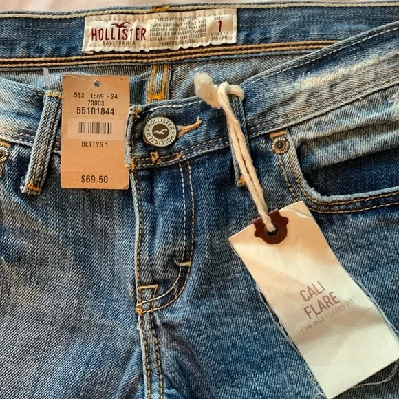 Hollister Women's Boot Cut Jeans - Blue - Picture 2 of 5